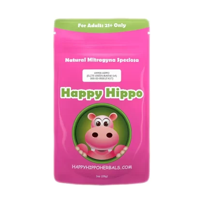 Hyper Hippo Elite Green Vein Maeng Da Kratom Powder