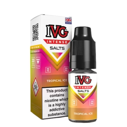 Tropical Ice Nic Salts E-Liquid Intense Salts Series by IVG (10ml) - 10mg