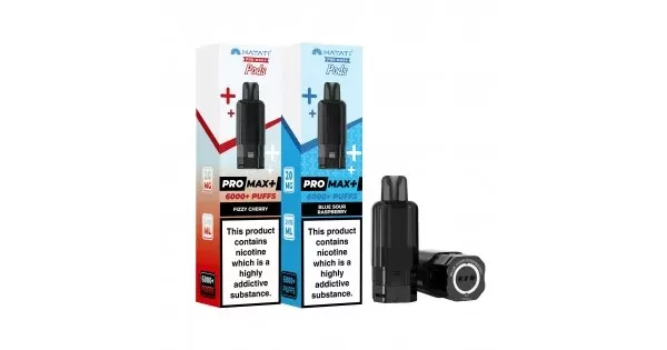 Hayati Pro Max Plus 6000 Pod Refill (2 Pack) – 20mg Nic Salt Pods