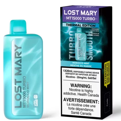 Lost Mary MT15000 Turbo Disposable Vape – Morocco Mint