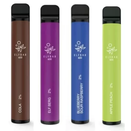 Elf Bar 600 Puff Prefilled Vape Pod Kit – Box of 10
