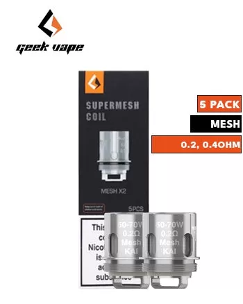 GeekVape SuperMesh X2 Coils - 0.30 ohm / Mesh