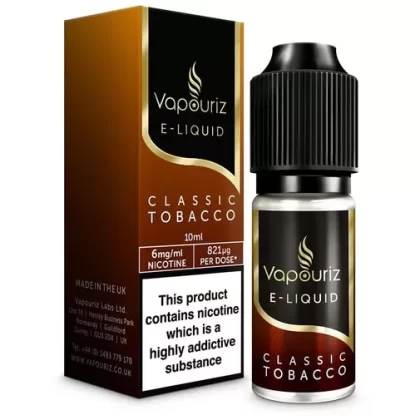 Classic Tobacco by Vapouriz - Ecigarettedirect Co