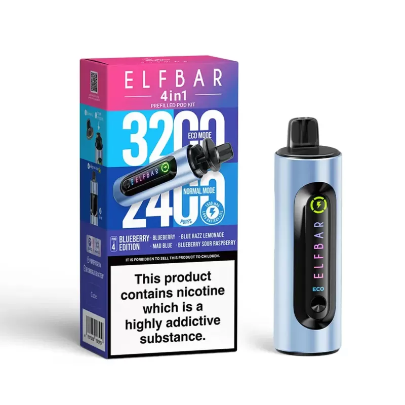 Elf Bar 4-in-1 Prefilled Pod Vape Kit - Purple Edition - Image 3
