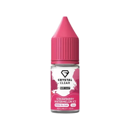 Crystal Clear Bar Salts Strawberry Watermelon Ice Nic Salt Vape Juice