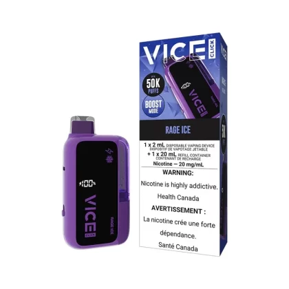 Vice Click Disposable Vape – 50,000 Puffs – Rage Ice