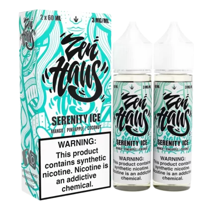 Serenity ICE by ZEN HAUS E-Liquid 2X 60ml - 0MG