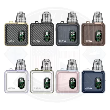 Oxva Xlim SQ Pro Pod Vape - Black Carbon, Black Leather