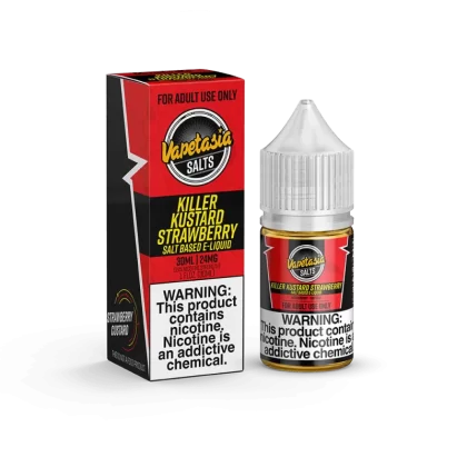 Vapetasia Salts Killer Kustard Strawberry 30ml Nic Salt Vape Juice - Vape Product