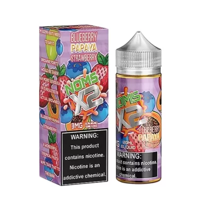 Noms X2 by Nomenon Blueberry Papaya Strawberry - 120ML E-Liquid - 0MG