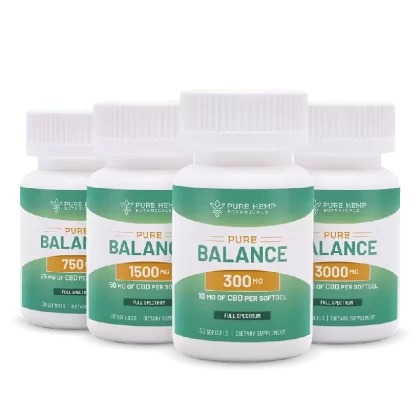Pure Balance Full Spectrum CBD Softgels by Pure Hemp Botanicals