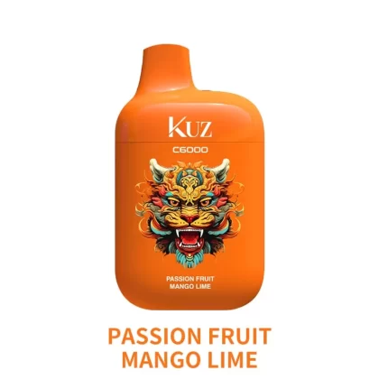 Kuz C6000 Puffs – Passion Fruit Mango Lime - Vape Store