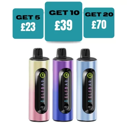 Elf Bar 4-in-1 3200 Prefilled Pod Kit - £7.99 or 3 for £23 - Mixed Fruits Edition