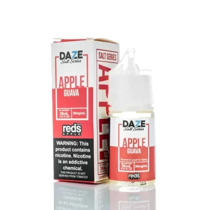 7 Daze TFN Salt Series - Reds Apple eJuice - Guava - 30ml (DISCONTINUED) - 50mg