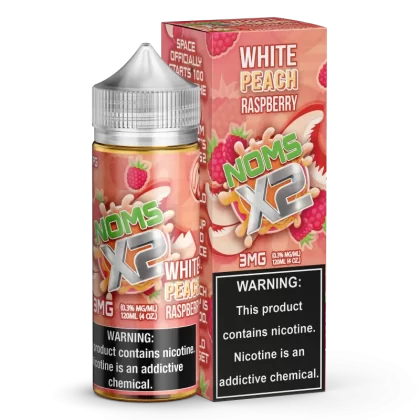 NOMS X2 by NOMENON White Peach Raspberry 120ML E-Liquid - 3MG
