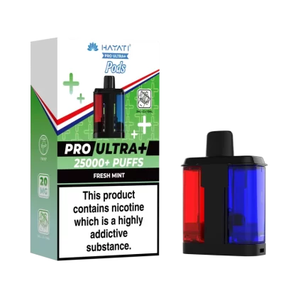 Fresh Mint Hayati Pro Ultra Plus Refill Pack - 10mg - Vape Product (88C279)