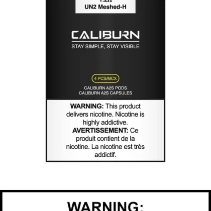 UWELL Caliburn A2S Replacement Pods - Resistance#1.2ohm Mesh