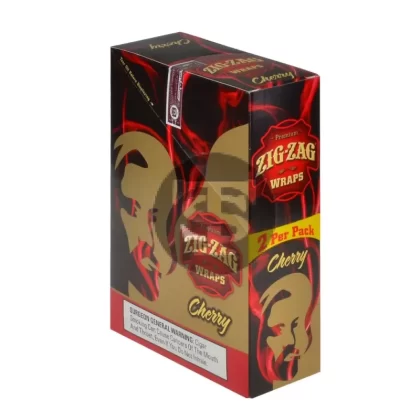 Zig Zag Wraps Premium Cherry 25 Packs of 2 - Vape Store