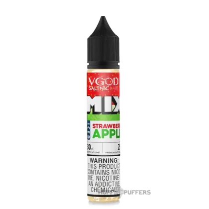 VGOD SaltNic Mix – Iced Strawberry Apple 30mL - Vape Product, Vape Product