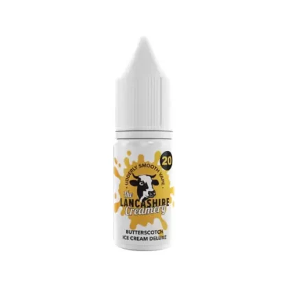 The Lancashire Creamery Butterscotch Ice Cream Deluxe Nic Salt - 5mg