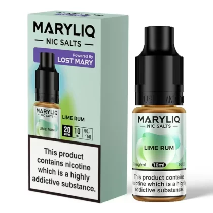LIME RUM NIC SALT E LIQUID BY MARYLIQ