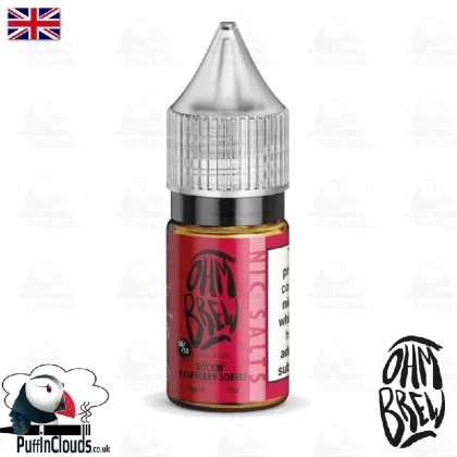 Ohm Brew Rockin Raspberry Sorbet Nic Salt E-Liquid