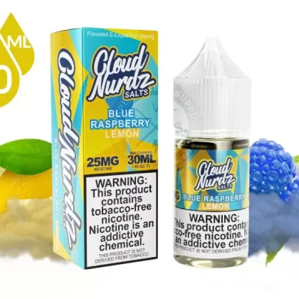 Blue Raspberry Lemon by Cloud Nurdz Salts 30ml