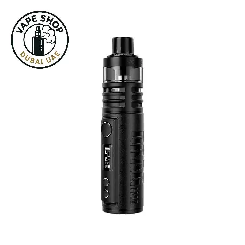 VOOPOO Drag H40 Pod Mod 40W Pod System 1500mAh Vape Kit in Dubai - Black, Gunmetal (8CCB35) - Image 3