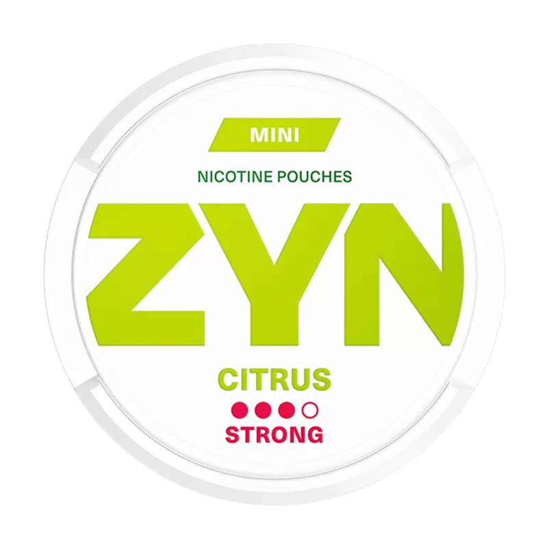 Citrus Mini ZYN Nicotine Pouches - Strong 6mg - Vapeshop Co