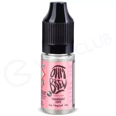 Strawberry Chew E-liquid by Ohm Brew 50/50 Nic Salts