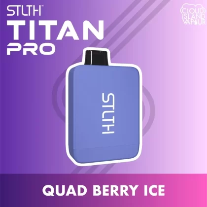 STLTH TITAN PRO Disposable Vape – Quad Berry Ice