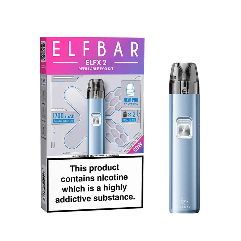 ELF BAR ELFX 2 Pod Vape Kit - Space Grey - Image 3