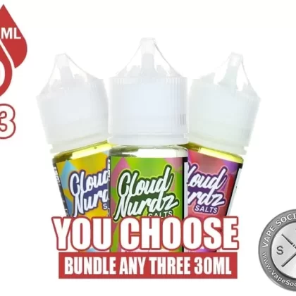 Cloud Nurdz Salts Bundle 3x30ml (90ml)
