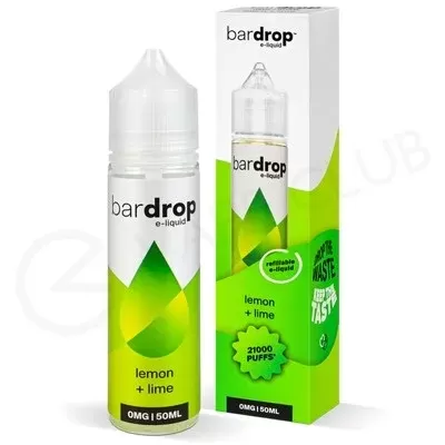 Lemon Lime Shortfill E-Liquid by Bar Drop 50ml - Ecigpremium