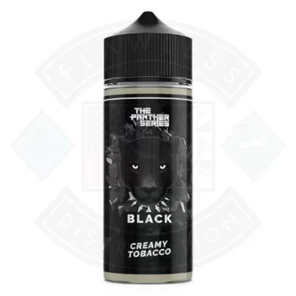 Dr Vapes The Panther Series – Black Creamy Tobacco 100ml 0mg shortfill e-liquid - Eliquidsupply