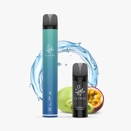 ELFBAR ELFA PRO Starter Kit | Aurora Blue (+ 1 Kiwi Passionfruit)