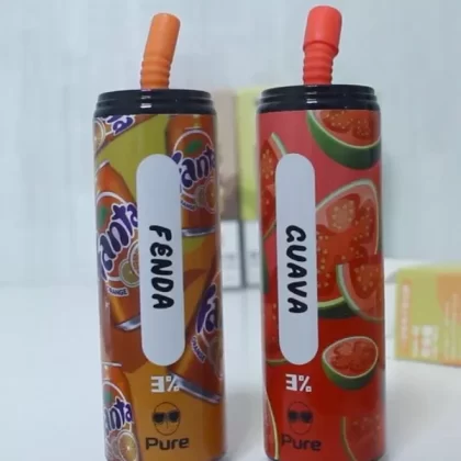 Original Pure Coke Tin Rechargeable Disposable Vape Pen Device 6000puffs 650mah ( )