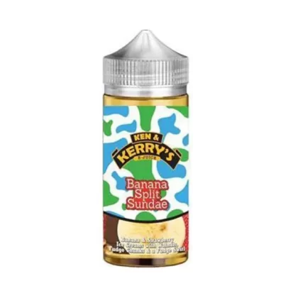 BANANA SPLIT SUNDAE E LIQUID BY KEN & KERRYS 100ML 60VG