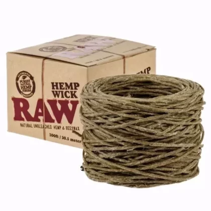 RAW Hemp Wick – 100ft - Ejuicewarehouse