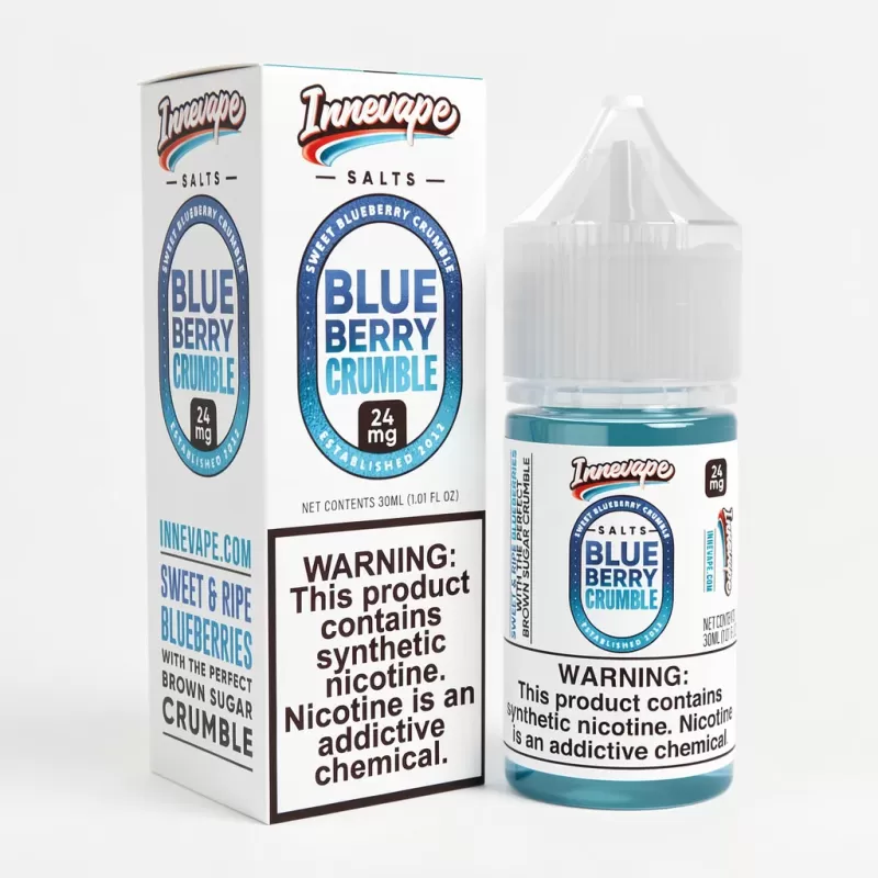 Innevape Blueberry Crumble SALT – Flaky Pie Crust E-Liquid