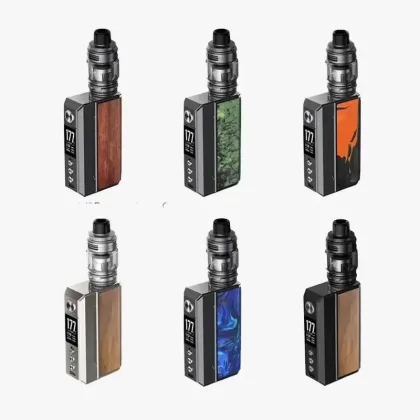Voopoo Drag 4 Mod Kit - Black Walnut, Gunmetal Forest Green
