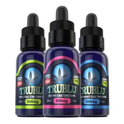 Blue Moon Hemp Trublu CBD Tincture 30ml - Berry, Natural; Vape Product, Vape Product
