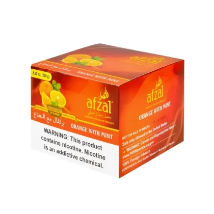 Afzal Orange With Mint Hookah Shisha - Size#250g (DBF84B)