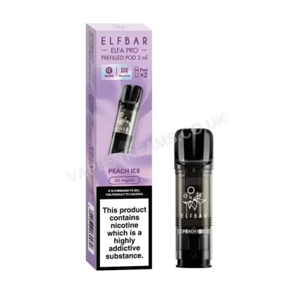 Elf Bar ELFA Pro Peach Ice Prefilled Pods - Vapestreams Co