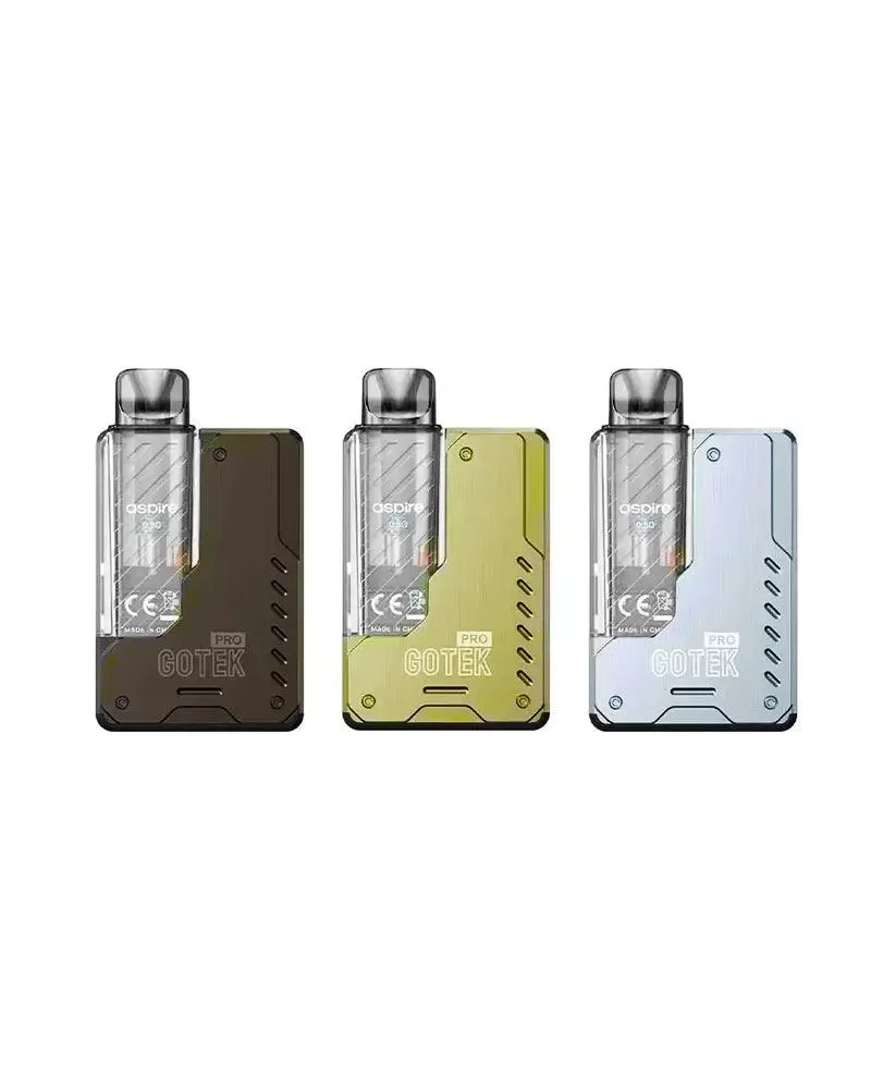 Aspire Gotek Pro Kit - 1500mAh - Stainless Steel