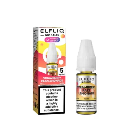 Elf Bar ElfLiq Strawberry Razz lemonade Nic Salt E-Liquid - 20mg
