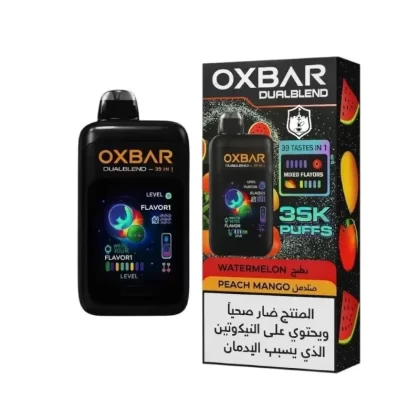 OXBAR Dualblend 35K Disposable Vape - flavors#Orange Dragon>Pink & Blue>Strawberry Kiwi Ice>Strawberry Watermelon>ATM Mint (8A1ADD)
