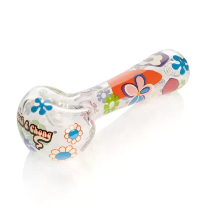 Cheech & Chong Power to the Flower w/Ashcatcher Spoon Pipe – 5in - Ejuicewarehouse