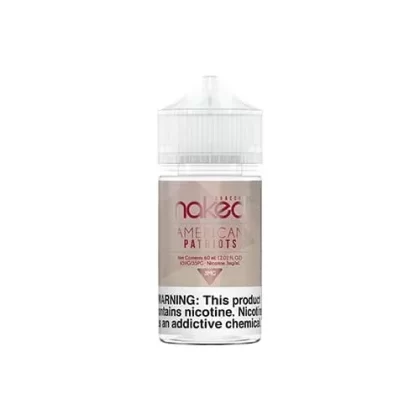 Naked 100 American Patriots - Nicotine Level#0mg>3mg>6mg>12mg