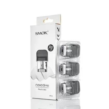 SMOK Novo 3 Replacement Pods - 0.8 ohm Mesh Pods